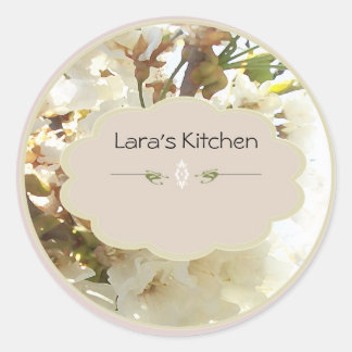 etiketter för vit krydda burk