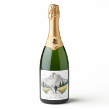 Etiketter från vin Flaska, nationalparken Yosemite