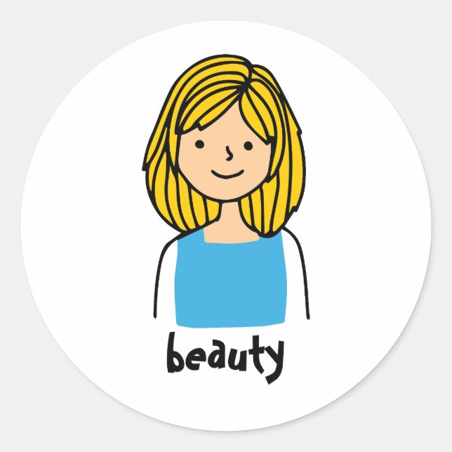 etiketter och etiketter för skönhetstecken (Framsida)