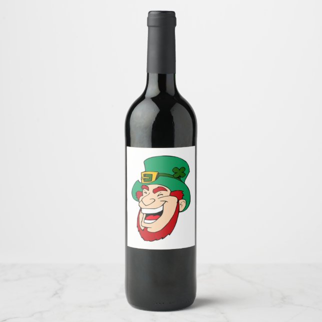 Etiketter på Leprechaun vin eller Sparkling Vin (Framsida)