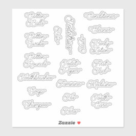 Etiketter på toalettstaplar