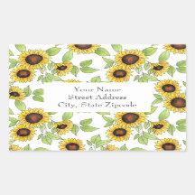 Etiketter "Watercolor & Pen Sunsun Mönster"