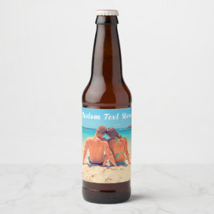 Etiketterna Photo Beer Flaska Exempel Anpassningsb Ölflaska Etikett