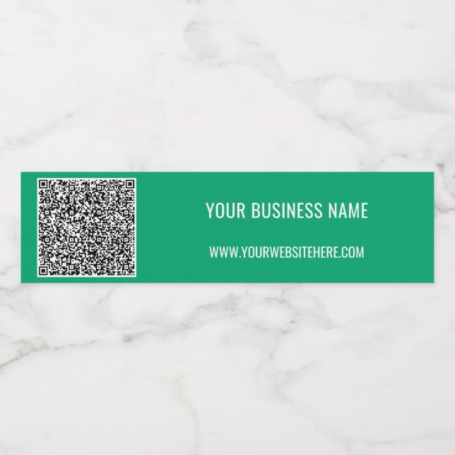 Etiketterna QR-Anpassningsbar och Färg Flaska Vattenflaskor Etikett (Singel etikett)