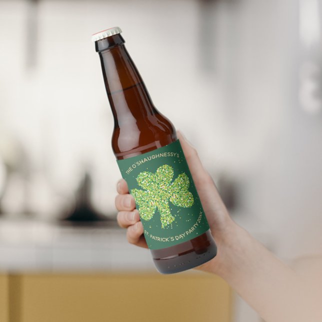 Etiketterna St. Patrick's Beer Flaska - Anpassa Ölflaska Etikett (Skapare uppladdad)