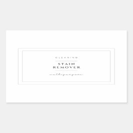 Etikettfästen för multifunktionsstreck rektangulärt klistermärke