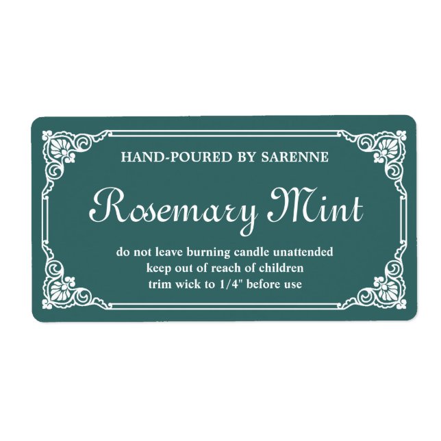 Etikettmall för antik Fransk-Gräns-ljus Fraktsedel (Framsidan)