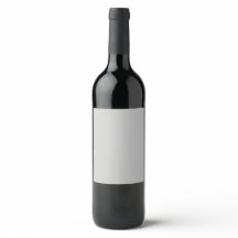 Etikettmall för vinflaska | Minimal tom etikett