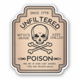 Etikettstämpel för ofiltrerad Vintage av punktposi Klistermärken