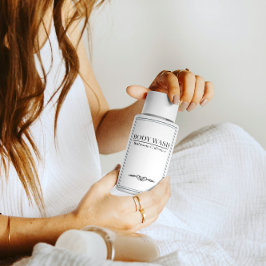 Etikettuppsättning för minimalistiskt brödtext Tvä Mat Etikett