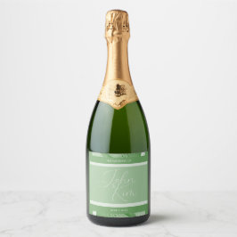 Etikettuppsättning för Tropical Bröllop Vin