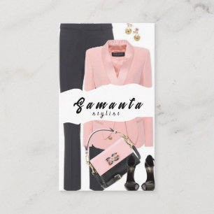 Etiklist för mållös Wardrobe Visitkort