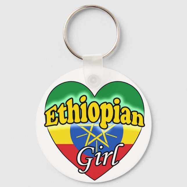 Etiopian Girl Nyckelring (Framsida)