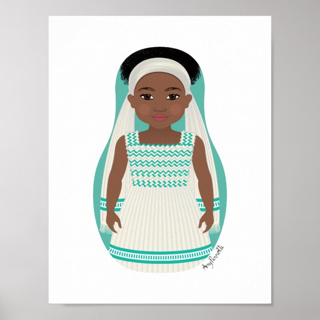 Etiopian Matryoshka Poster (Framsidan)