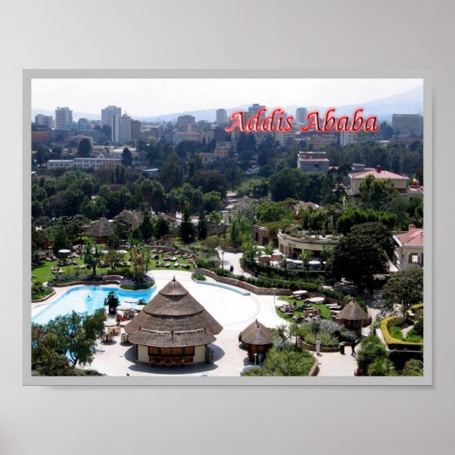 Etiopien - Addis Abeba - Poster (Framsidan)