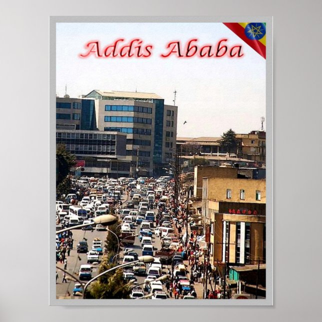 Etiopien - Addis Abeba - Stiftelsens centrum - Poster (Framsidan)