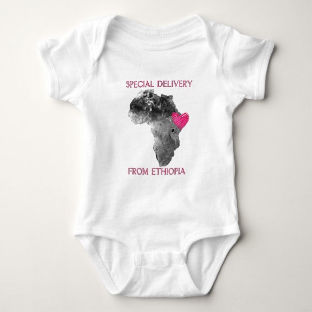 Etiopien adoption t-shirt (Framsida)