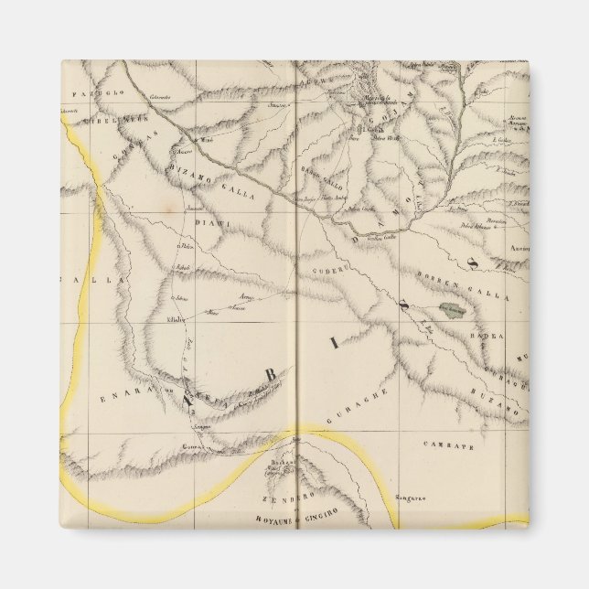 Etiopien, Afrika 32 Magnet (Framsidan)