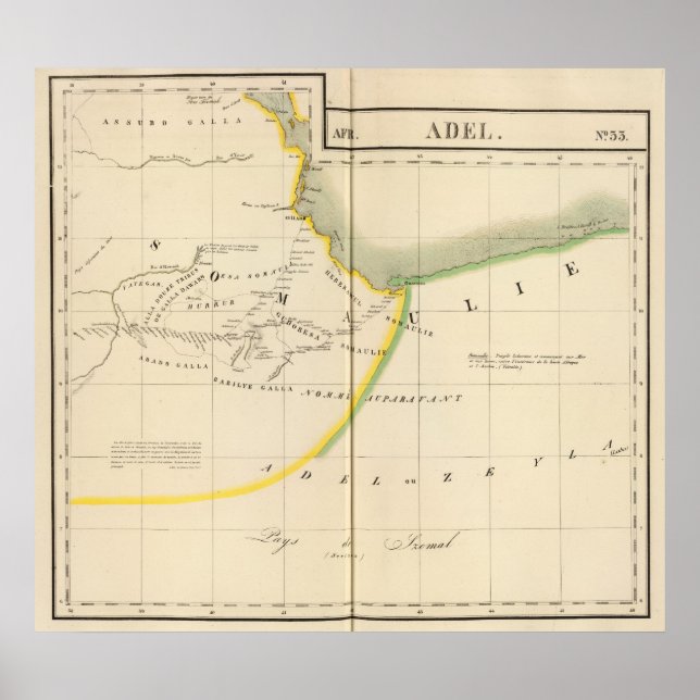 Etiopien, Djibouti 33 Poster (Framsidan)