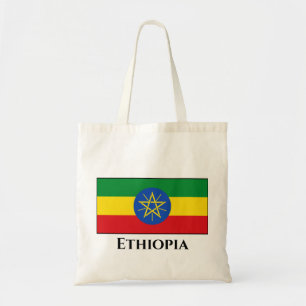 Etiopien (Etiopien) Flagga Tygkasse