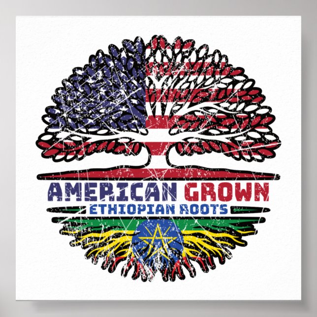 Etiopien, Etiopien, Förenta staterna, Förenta stat Poster (Framsidan)