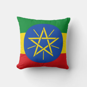 Etiopien Flagga American MoJo Pillow Kudde