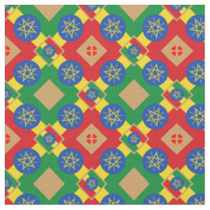 Etiopien Flagga & Etiopien Trendig Fabric/mode Tyg