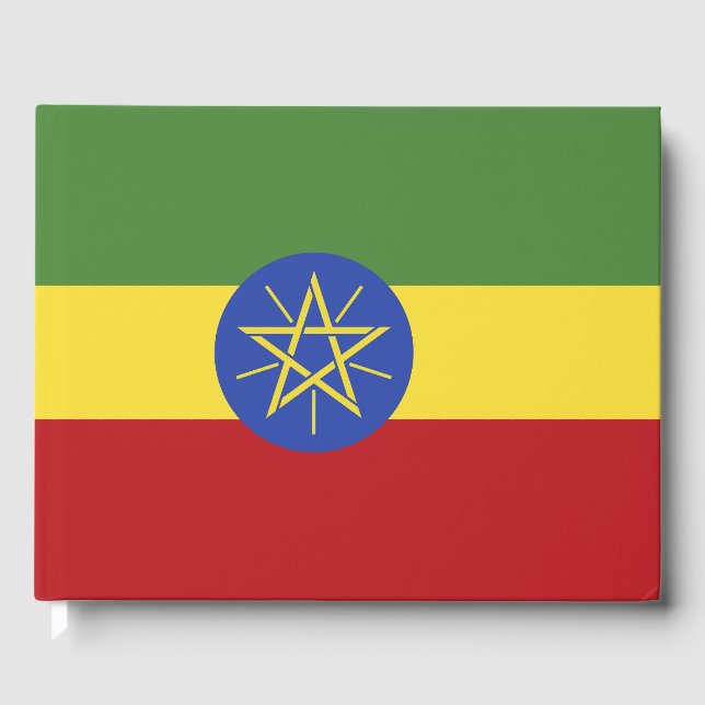 Etiopien flagga gästböcker (Framsida)