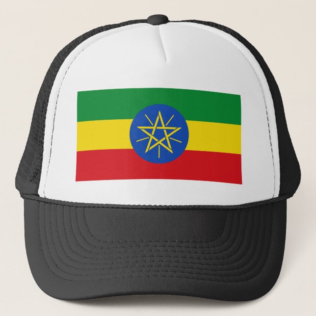 Etiopien Flagga Keps (Framsida)