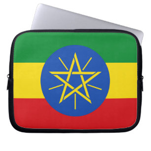 Etiopien Flagga Laptop sleeve