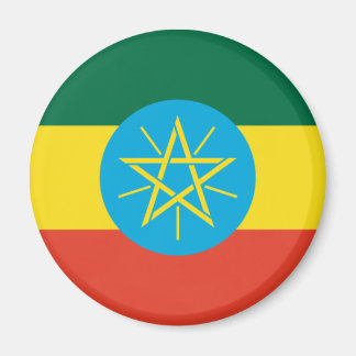 Etiopien Flagga Magnet