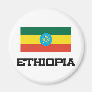Etiopien flagga magnet
