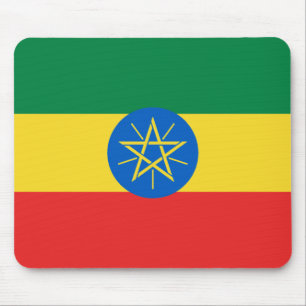 Etiopien flagga Mousepad Musmatta