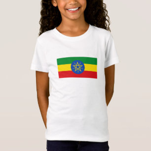 Etiopien Flagga T Shirt