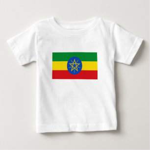 Etiopien Flagga T Shirt