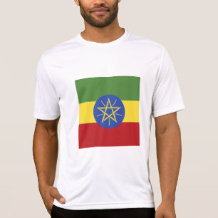 Etiopien flagga t shirt
