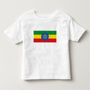 Etiopien Flagga T Shirt