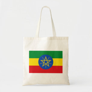 Etiopien flagga tygkasse