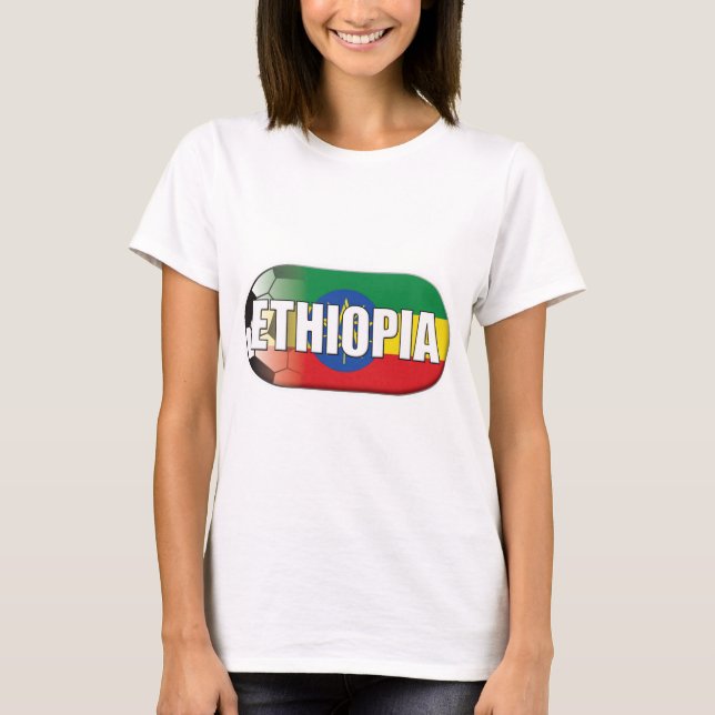 Etiopien fotboll t-shirt (Framsida)