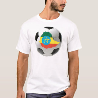 Etiopien fotbollfotboll t-shirt