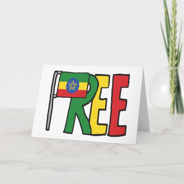 Etiopien fritt kort (Framsida)