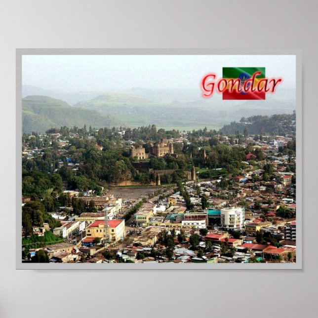 Etiopien - Gondar - Poster (Framsidan)