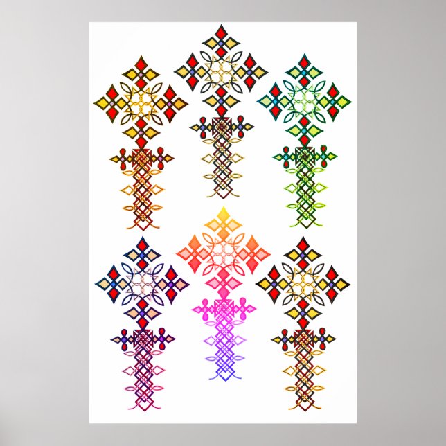 Etiopien Kor Poster (Framsidan)