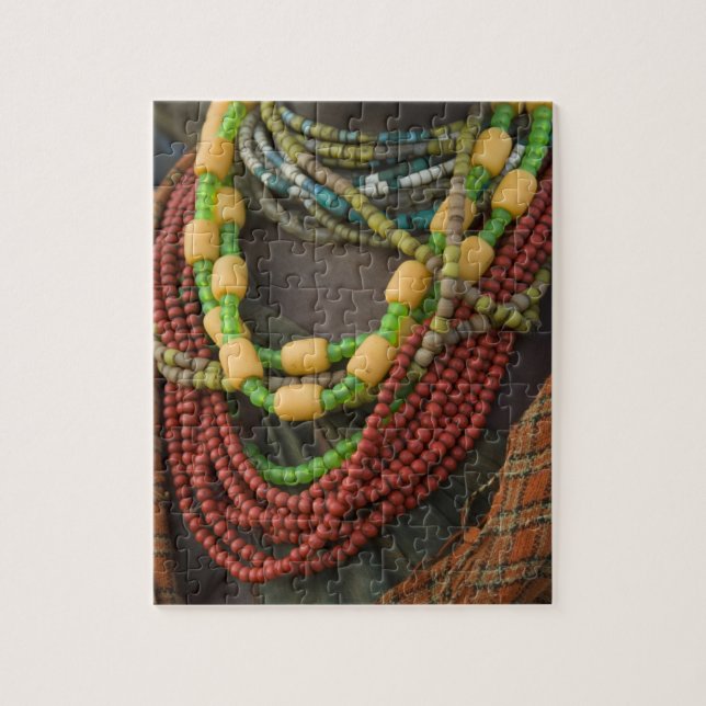 Etiopien: Lower Omo River Basin, Omo Delta Pussel (Vertikal)