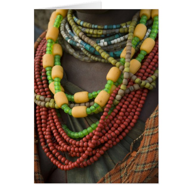 Etiopien: Nedre Omo River Basin, Omo Delta. Hälsningskort (Framsidan)