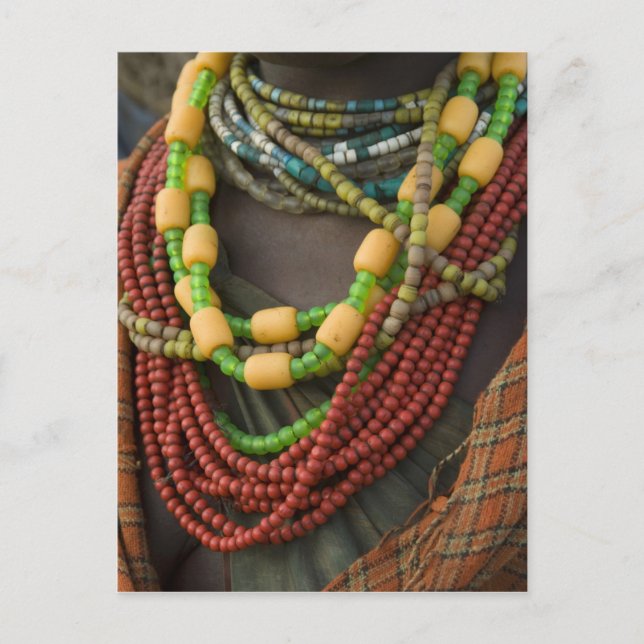 Etiopien: Nedre Omo River Basin, Omo Delta. Vykort (Framsida)