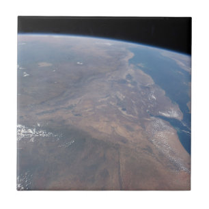 Etiopien och delar av Röda havet Kakelplatta