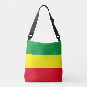 Etiopien och Rasta Flagga Axelväska