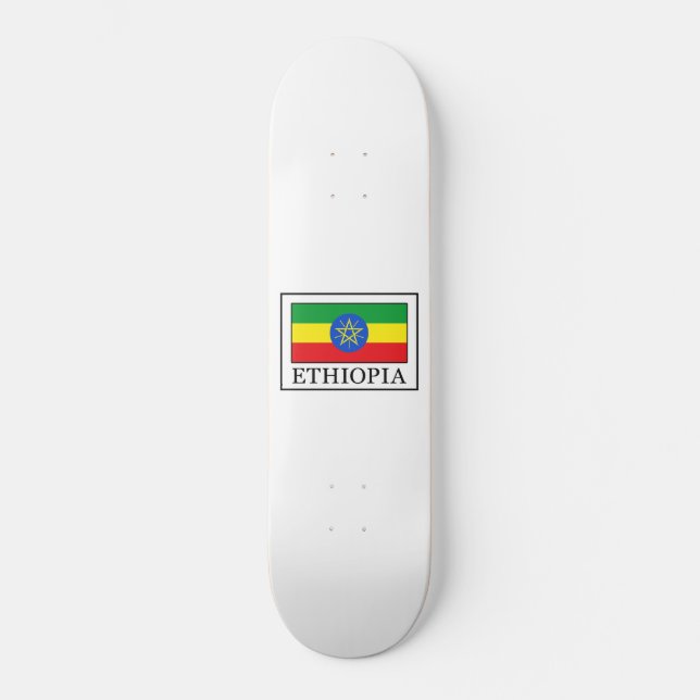 Etiopien Old School Skateboard Bräda 21,6 Cm (Framsida)