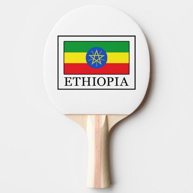 Etiopien Pingisracket (Framsidan)